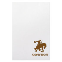 Cowboy Customized Stationery