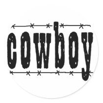 Cowboy stickers