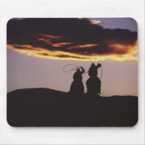 Cowboy Team with Lassoes Mouse Mats