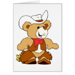 Cowboy Teddy Bear Greeting Cards
