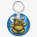 Cowboy Teddy Bear keychains