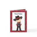 Cowboy Thank You Card card
