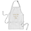 Cowboy WhoLoves to BBQ aprons