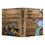 Cowboy with his Gun Vinyl Binder