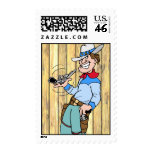Cowboy with his Gun postage