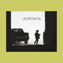Cowboy Wrapped Canvas Wall Art canvas prints