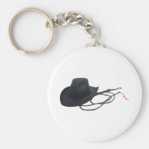CowboyHatWhip090309 Keychain