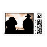 Cowboy's At Dusk Stamps