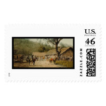 Cowboys at Mexican Hacienda 1890 postage by lc_vintagephotos Cowboys at Mexican Hacienda 1890 postage