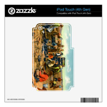 Cowboys at the Chuck Wagon iPod Touch 4G Decals
