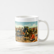 Cowboys at the Chuck Wagon Mugs