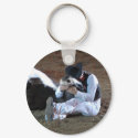 Cowboy's Best Friend - keychain by Horseshoes3 Cowboy's Best Friend - keychain