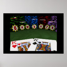 Cowboys - Big Slick Poker Poster