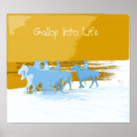 cowboys, Gallop Into Life Print