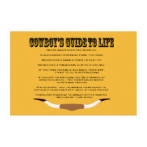 Cowboy's Guide to Life posters by ImpressImages Cowboy's Guide to Life posters