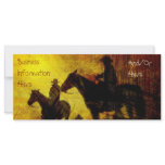 Cowboys on Horseback 2012 Calendar Bookmark Rack Card Design