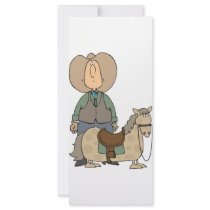 Cowboy's Ride Customized Rack Card