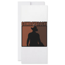 Cowboys Rocks! Customized Rack Card