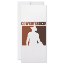 Cowboys Rocks! Rack Card Design