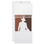 Cowboys Rocks! Rack Card Design