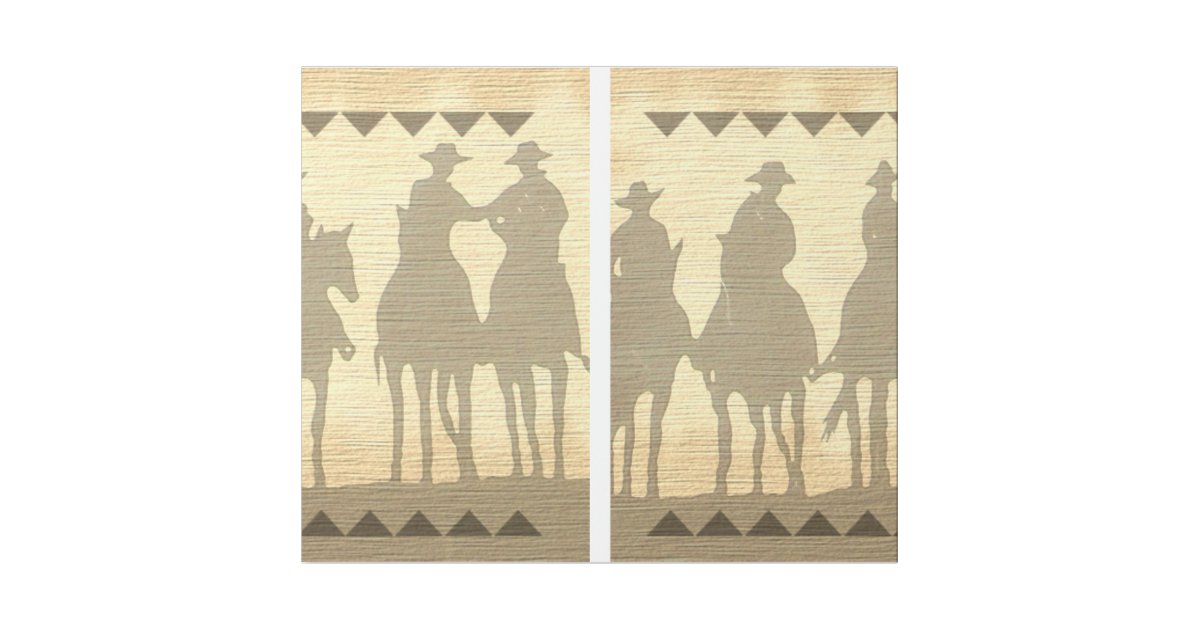 Cowboys western roundup southwest wrapping paper Zazzle