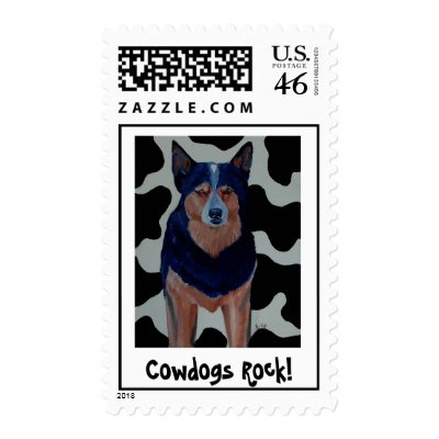 Cowdogs Rock! Postage
