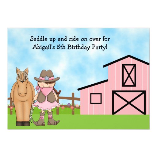 cowgirl-and-horse-birthday-invitation