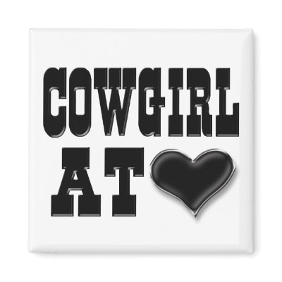 Cowgirl at Heart Magnet by BrattiGrl