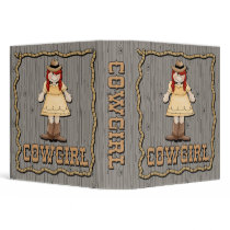Cowgirl Binder by stationeryshop Cowgirl Binder