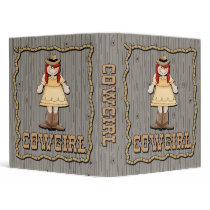 Cowgirl Binder by stationeryshop Cowgirl Binder