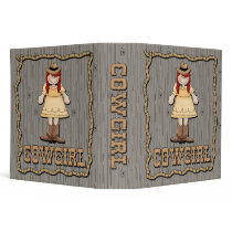 Cowgirl Binder by stationeryshop Cowgirl Binder