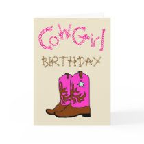 Cowgirl Birthday Invitation cards by PartyPrep Cowgirl Birthday Invitation cards