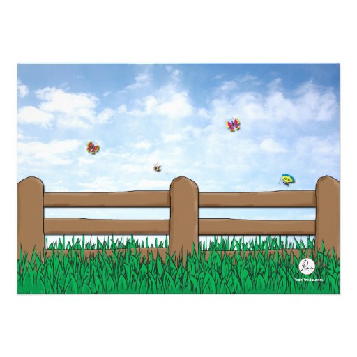 Cowgirl Blonde Farm Invitation