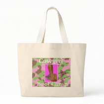 Cowgirl bootcamp canvas bag