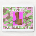 Cowgirl bootcamp mousepads