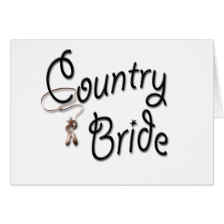 Cowgirl Bride Cards
