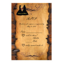 Cowgirl Brides Custom Lesbian Wedding RSVP Cards