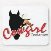 Cowgirl Broker mousepads by thundern1 Cowgirl Broker mousepads