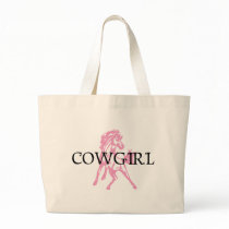 Cowgirl Bronc Horse (pink horse version) Bags