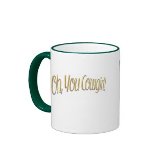 Cowgirl Buckin' Horse Suffragette Kinda Christmas! mug