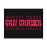 Cowgirl Can Chaser Barrel Racer Gifts Post Card