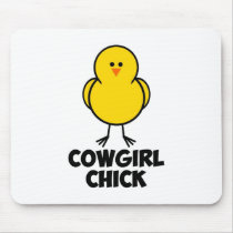 Cowgirl Chick mousepads