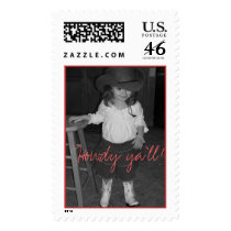Cowgirl Emma Postage Stamp
