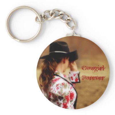 Cowgirl Forever Keychain