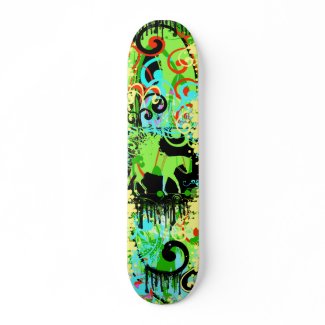 Cowgirl Grunge - Customized skateboard