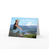 Cowgirl - Happy Birthday Cowboy - Card
