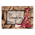 Cowgirl in Red Photo Frame cards