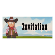 Cowgirl Invites