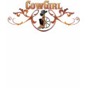 CowGirl Ladies fitted strap Tshirt by RanchLady CowGirl Ladies fitted strap Tshirt