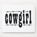 Cowgirl mousepads by Just2Cute Cowgirl mousepads